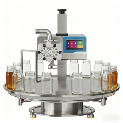 Turntable Honey Filling Machine