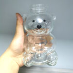 500ML Glass Bear Juice Jar - Image 9
