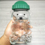 500ML Glass Bear Juice Jar - Image 7