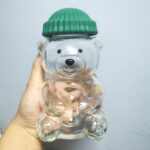 500ML Glass Bear Juice Jar - Image 8
