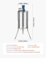 3-Frame Electric Honey Extractor - Image 5