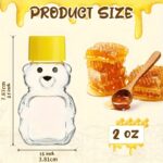 2oz Mini Bear Honey Jar - Image 3