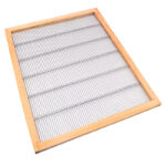 Wood Bound Metal Queen Excluder