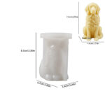 Golden Retriever Silicone Candle Mold - Image 2