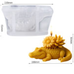 Alligator Silicone Candle Mold - Image 2