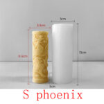Loong and Phoenix Silicone Candle Mold - Image 7