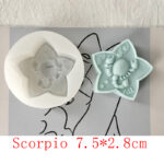 Star Sign Silicone Soap Mold - Image 13