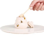 “Bee Happy” Ceramic Honey Pot - Image 3