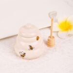 “Bee Happy” Ceramic Honey Pot - Image 7