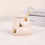 “Bee Happy” Ceramic Honey Pot - Image 5