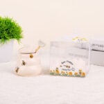 “Bee Happy” Ceramic Honey Pot