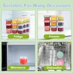 4oz Glass Storage Jars 12-Pack - Image 6