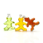 250ML Gingerbread Man Glass Bottle - Image 2