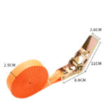 Hookless Ratchet Lashing Strap - Image 3