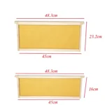 Pine Wood Langstroth Frame with Plastic Foundation - Image 2