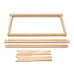 Pine Wood Langstroth Frame with Eyelets - Image 2