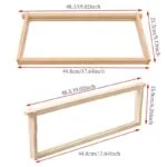 Pine Wood Langstroth Frame with Eyelets - Image 7