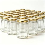 240ml/8oz Glass Jar with Metal Lids 100-Pack