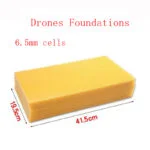 Drone Beeswax Foundation 6.5mm Cells 30-Pack - Image 2